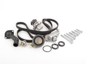 ES#261236 - 06B198450 V2 - Timing Belt Kit - Ultimate - Complete kit to service your timing belt, water pump, and thermostat. - Assembled By ECS - Audi Volkswagen