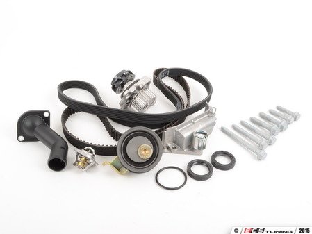 ES#261236 - 06B198450 V2 - Timing Belt Kit - Ultimate - Complete kit to service your timing belt, water pump, and thermostat. - Assembled By ECS - Audi Volkswagen