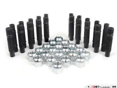 ES#2804036 - 001467ECS01KT - Ball Seat Stud Conversion Kit - Make wheel changes faster and easier - ECS - Audi Volkswagen