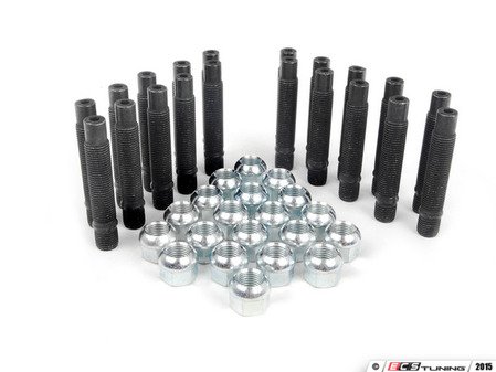 ES#2804052 - 001467ECS01KT1 - Ball Seat Stud Conversion Kit - Make wheel changes faster and easier - ECS - Audi Volkswagen