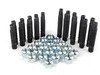 ES#2806943 - 001467ECS01KT4 - Ball Seat Stud Conversion Kit - Make wheel changes faster and easier - ECS - Audi Volkswagen