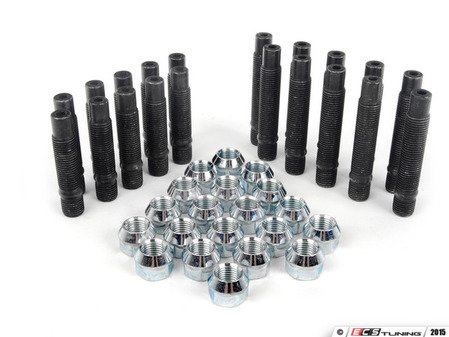 ES#2806944 - 001467ECS01KT5 - Conical Seat Stud Conversion Kit - Make wheel changes faster and easier - ECS - Audi Volkswagen