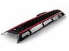ES#2872998 - 21-9558raKT - Badgeless Grille - Black With Red Strips - Fill the notch left in your hood when installing a badgeless grille - ECS - Volkswagen