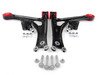 ES#2828906 - 004040ECS01KT1 - Performance Front Control Arm Kit - Level 3 - Featuring polyurethane bushings for increased feeling and response, includes hardware and ball joints. - Assembled By ECS - Audi Volkswagen