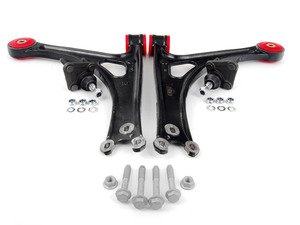 ES#2828906 - 004040ECS01KT1 - Performance Front Control Arm Kit - Level 3 - Featuring polyurethane bushings for increased feeling and response, includes hardware and ball joints. - Assembled By ECS - Audi Volkswagen