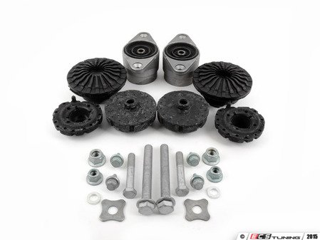 ES#2581959 - 4F0513353DKT - Cup Kit/Coilover Installation Kit - Includes shock/strut mounts, spring pads, and hardware - Assembled By ECS - Audi