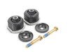 ES#2762935 - 1243500341 - Rear Subframe Bushing Kit - Front Bushing In Rear Subframe, Includes Hardware - Lemforder - Mercedes Benz
