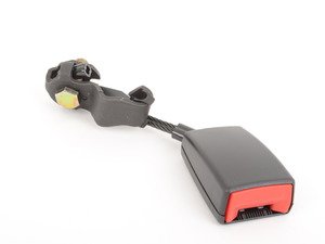 ES#308739 - 1J0857495CFCN - Right Rear Seat Belt Receptacle - Satin Black - Found on the passenger's side of the rear seat - Genuine Volkswagen Audi - Volkswagen