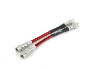 ES#3449501 - 024687ECS01 - Mid Exact-Fit Stainless Steel Brake Lines - DOT-compliant kit to improve pedal feel in your vehicle. - ECS - Audi Volkswagen