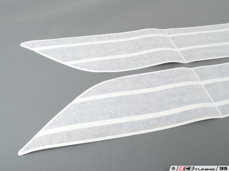 ES#2787352 - 51142359450 - Side Stripes John Cooper Works Pro Jet Black - JCW - Decals that attach to the side of the car - Genuine MINI - MINI