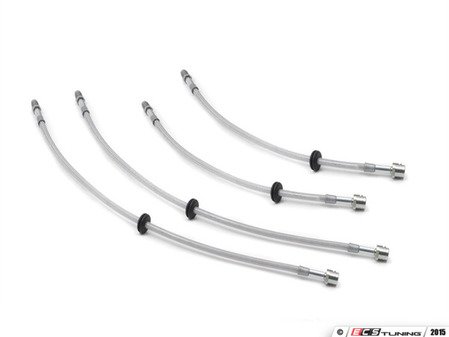 ES#2843641 - NM.868860 - MINI R60 R61 NM Stainless Steel Brake Lines Set H.BMWM.4.071.CLR - Improves pedal feel - NM Engineering - MINI