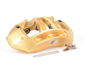 ES#2767469 - 34117850464 - M Carbon Ceramic Front Brake Caliper - Right - Track-proven performance braking for your M3/M4 - Genuine BMW - BMW