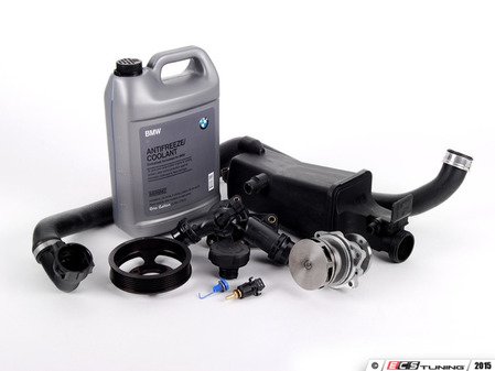 ES#2158108 - ECSE531711-7 - ECS Cooling System Refresh Kit - Level 1 - Stop your cooling problems before they start - includes an ECS Aluminum water pump pulley and featuring a GEBA water pump with a metal impeller - Assembled By ECS - BMW