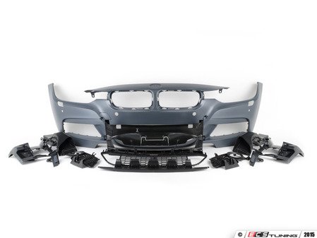 ES#3219299 - f30mscKT1 - Complete M Sport Conversion  - Complete front and rear bumper conversion and side skirts for a complete retrofit - Assembled By ECS - BMW