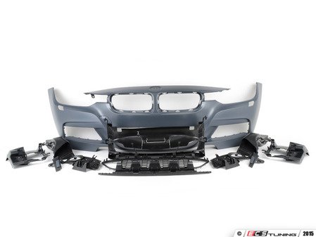 ES#3202694 - f30mscKT - Complete M Sport Conversion  - Complete front and rear bumper conversion and side skirts for a complete retrofit - Assembled By ECS - BMW