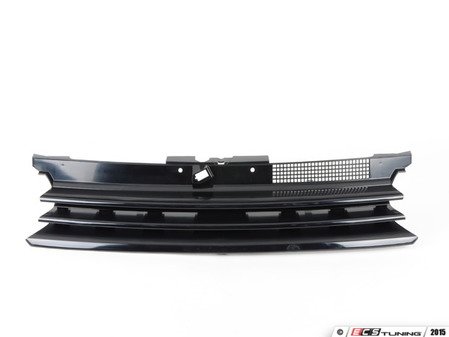 ES#1928349 - 21-9509B - Badgeless Grille - Black - Add a Euro appeal within seconds with this bolt-on upgrade - ECS - Volkswagen