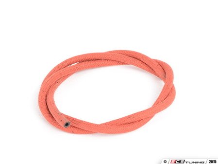 ES#254214 - 11657796857 - Vacuum Hose - 3.5 X 7.5 mm - Outside Cloth Braided (Red) - 1 Meter - Red vacuum hose for BMW, connects vacuum control valve to components. - Genuine BMW - BMW