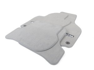 ES#322863 - 1KM061270PBRYK - Premium Floor Mat Set - Euro Gray - (NO LONGER AVAILABLE) - Don't let your interior get dirty, replace the floor mats in your Volkswagen today - Genuine Volkswagen Audi - Volkswagen