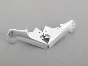 ES#2749077 - 99655151107KT - Trunk And Engine Lid Release Lever Set - Silver - Manual release levers with updated design - Genuine Porsche - Porsche