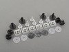 ES#2581815 - 4A0805137KT - Front Belly Pan Installation Hardware Kit - Includes the necessary hardware to secure the belly pan to the vehicle - Assembled By ECS - Audi