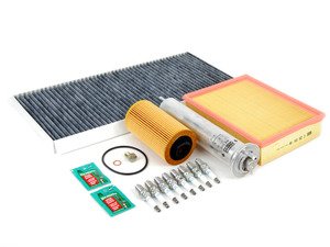ES#2723156 - E53V8IN2d2KT - "Dry" Inspection II Service Kit - Includes spark plugs and all filters - add your preferred fluids for a complete service - Assembled By ECS - BMW