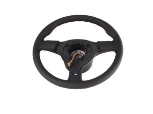 ES#53583 - 32332226086 - M-Tech II Steering Wheel - 370mm - (NO LONGER AVAILABLE) - Give your E30s interior a cleaner, sportier look. - Genuine BMW - 