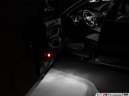 ES#2855357 - 009753ECS06KT - LED Door Puddle & Warning Lighting Kit - Transform you door puddle lighting with new LED bulbs from Ziza - ZiZa - Audi