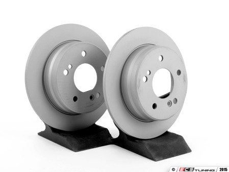 ES#2738434 - 2024230012KT2 - Rear Brake Rotors - Pair - Includes left and right front brake rotors - Zimmermann - Mercedes Benz