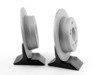 ES#2738434 - 2024230012KT2 - Rear Brake Rotors - Pair - Includes left and right front brake rotors - Zimmermann - Mercedes Benz