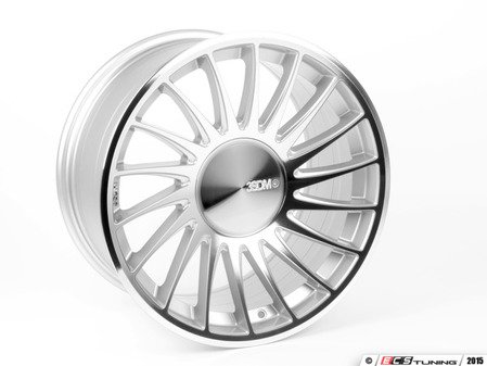 ES#2839155 - 3SDM0049KT2 - 18" Style 0.04 Wheels - Square Set Of Four - 18"x9.5 ET40 CB72.6mm 5x120 Silver/Cut - 3SDM - BMW