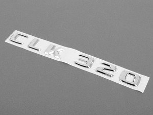 ES#1745771 - 2088170315 - 'CLK320' Badge - Located on the trunk lid - Genuine Mercedes Benz - Mercedes Benz