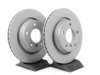 ES#2569684 - 2114230912SET2 - Rear Brake Rotors - Pair - Vented rotors, not for use on vehicles with solid rear brake rotors - Zimmermann - Mercedes Benz