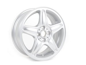 ES#64925 - 36116769409 - R103 5-Star Blaster Alloy Wheel 16" (4x100) Silver - Priced Each - 16 X 6.5 ET:48 - Genuine MINI - MINI