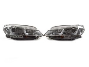 ES#2828668 - 83028 - Projector Headlight Set - Chrome - (NO LONGER AVAILABLE) - With dual LED light bars - JOM - 