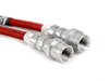 ES#3450991 - 024677ECS01 - Mid Exact-Fit Stainless Steel Brake Lines - Mid set of DOT-compliant lines for an improved pedal feel - ECS - Audi