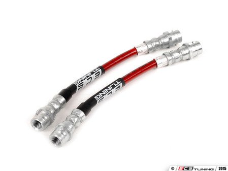 ES#3450991 - 024677ECS01 - Mid Exact-Fit Stainless Steel Brake Lines - Mid set of DOT-compliant lines for an improved pedal feel - ECS - Audi