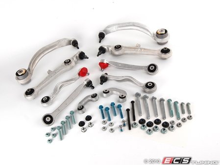 ES#7807 - 4Z7498500 -  Complete Front Control Arm Kit - Includes new control arms with hardware - Assembled By ECS - Audi