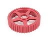 ES#2826579 - 10109116RK - Lightweight Intermediate Shaft Pulley - Red anodized - free up horsepower by lightening your intermediate shaft pulley! - Autotech - Volkswagen