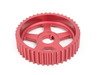 ES#2826579 - 10109116RK - Lightweight Intermediate Shaft Pulley - Red anodized - free up horsepower by lightening your intermediate shaft pulley! - Autotech - Volkswagen