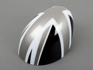 ES#2715078 - 51142352628 - Mirror Cap Black Jack - Right - Upgrade or replace your MINI side mirror cap - Genuine MINI - MINI