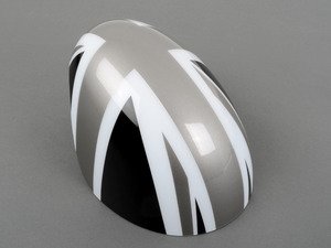 ES#2998777 - 51162409445 - Mirror Cap Black Jack - Left - Upgrade or replace your MINI side mirror cap - Genuine MINI - MINI