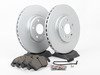 ES#2594263 - 8K0615301AKT2 -   Front Brake Service Kit - Featuring Meyle rotors and ECS DD23 "Daily Driver" ceramic pads. - Assembled By ECS - Audi