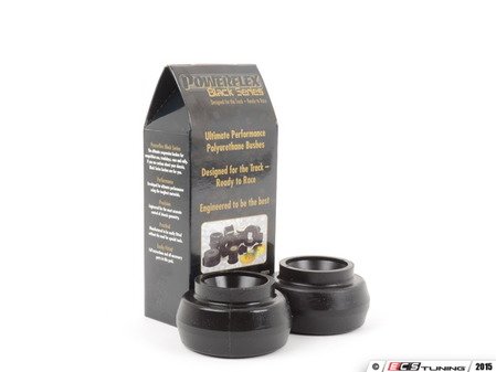 ES#2804672 - PFF85-239BX2 - Performance Front Strut Mounts - Black series - Polyurethane strut mount upgrade kit - Powerflex Black Series - Volkswagen