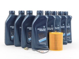 ES#2723844 - E53M54IN1KT - Genuine BMW Inspection I/Oil Change Kit - Everything you'll need to do a basic oil change - Genuine BMW - BMW