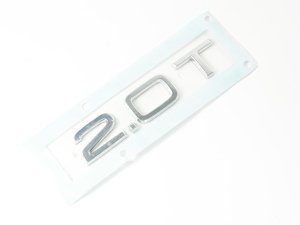 ES#8061 - 8H0853743H2ZZ - '2.0T' Emblem - Chrome - Replace your worn or missing emblem  - Genuine Volkswagen Audi - Audi Volkswagen