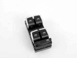 ES#2541413 - 8K0959851FV10 - Power Window Switch Assembly - Nero (Black) - Main window switch with window lock button for the driver door - Genuine Volkswagen Audi - Audi