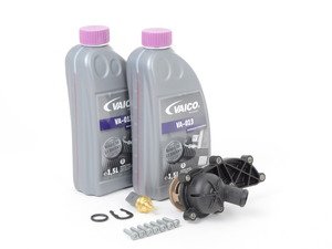 ES#2762584 - 06E121111GKT1 - Cooling System Refresh Kit  - Replace your thermostat and temp sensor with one kit! - Assembled By ECS - Audi