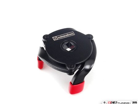 ES#2748752 - 006212SCH01A - Universal 3-Jaw Adjustable Oil Filter Wrench - Use on to remove spin-on type filters from 2-1/2" to 3-3/4" (63.5-95mm). 3/8" square drive works with 3/8" ratchet or extension. - Schwaben - Audi BMW Volkswagen Mercedes Benz MINI Porsche