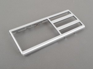 ES#81837 - 51162695591 - On Board Monitor Trim - Matte Chrome - (NO LONGER AVAILABLE) - Found on the dashboard surrounding the on board monitor system - Genuine BMW - 