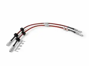 Front Exact-Fit Stainless Steel Brake Lines 
